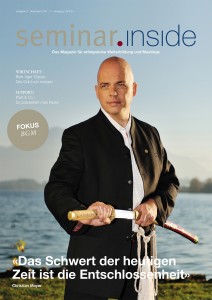 Cover seminar.inside Nr. 4/15 Titelstory mit Christian Mayer Fokus „BGM“